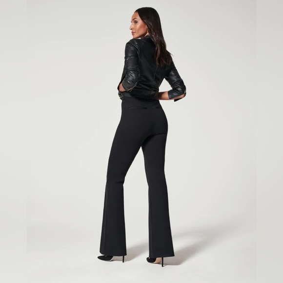 Spanx The Perfect Pant, Hi-Rise Flare Black XS - Picture 2 of 16
